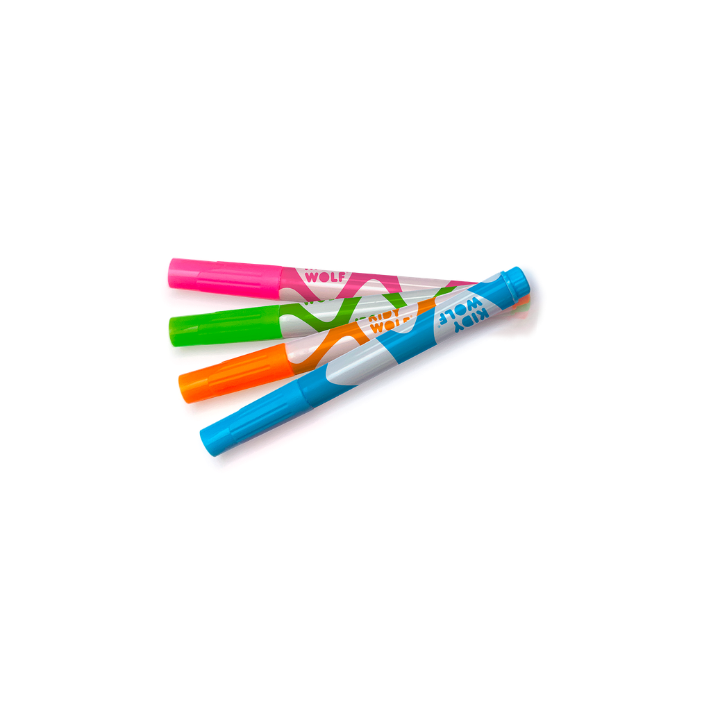 Kidywolf | Kidydraw- fluoriscerende markeerstiften
