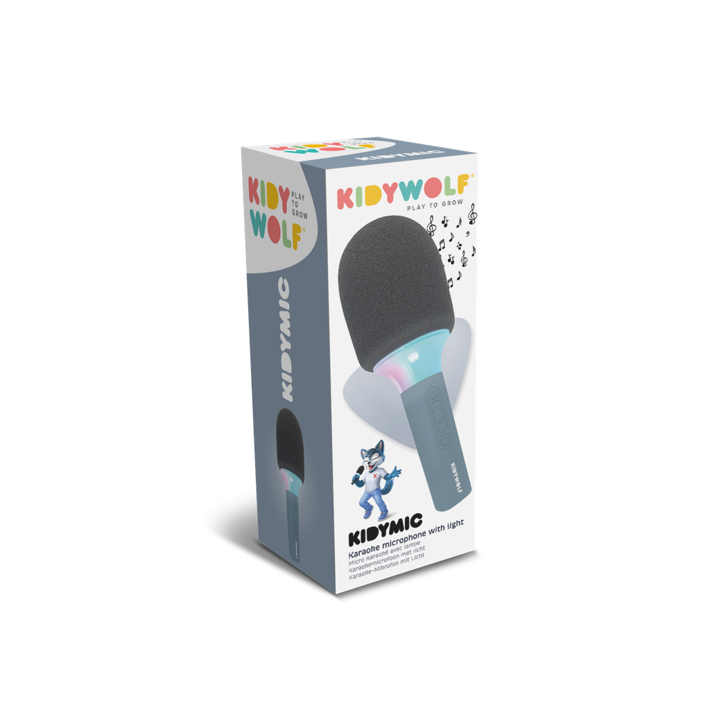 Kidywolf | Kidymic Karoake microfoon -Blauw