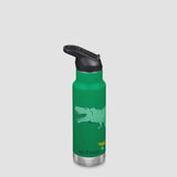 Klean Kanteen Kinder isolatiefles classic narrow 355ml/12oz met flip/sportdop