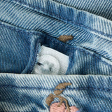 Lil' Atelier | Deva Loose Jeans | Medium Blue Denim / Cherry