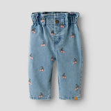Lil' Atelier | Deva Loose Jeans | Medium Blue Denim / Cherry
