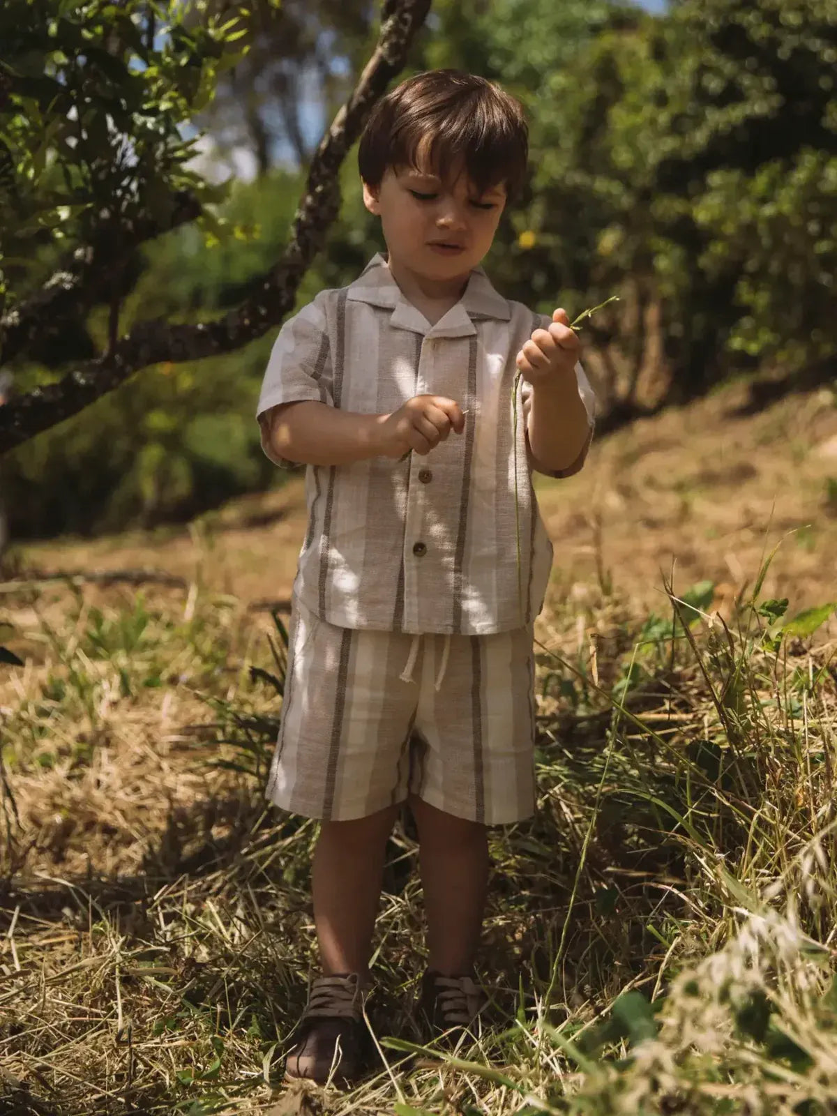Lil' Atelier | Fibert Loose Shorts | Coconut Milk