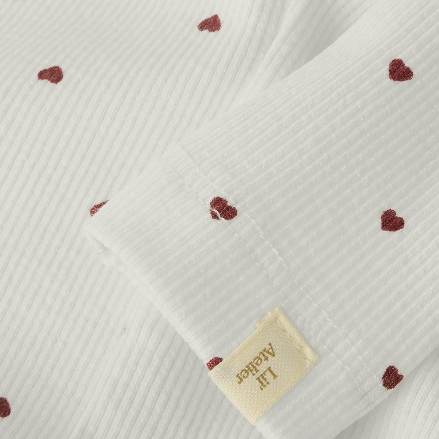 Lil' Atelier | Gago Slim Legging | Coconut Milk / Heart