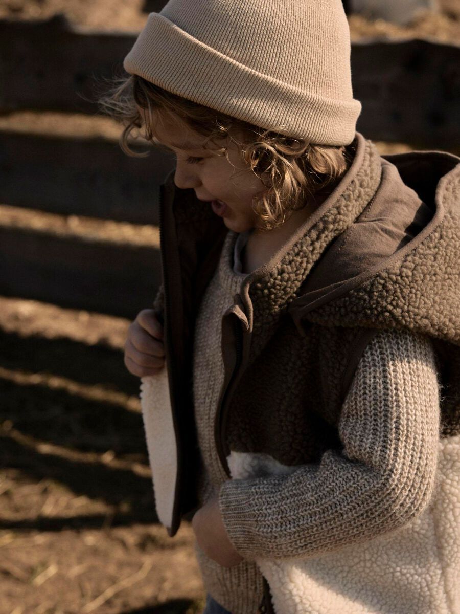Lil' Atelier | Lajo Loose Vest | Turtledove / Shitake
