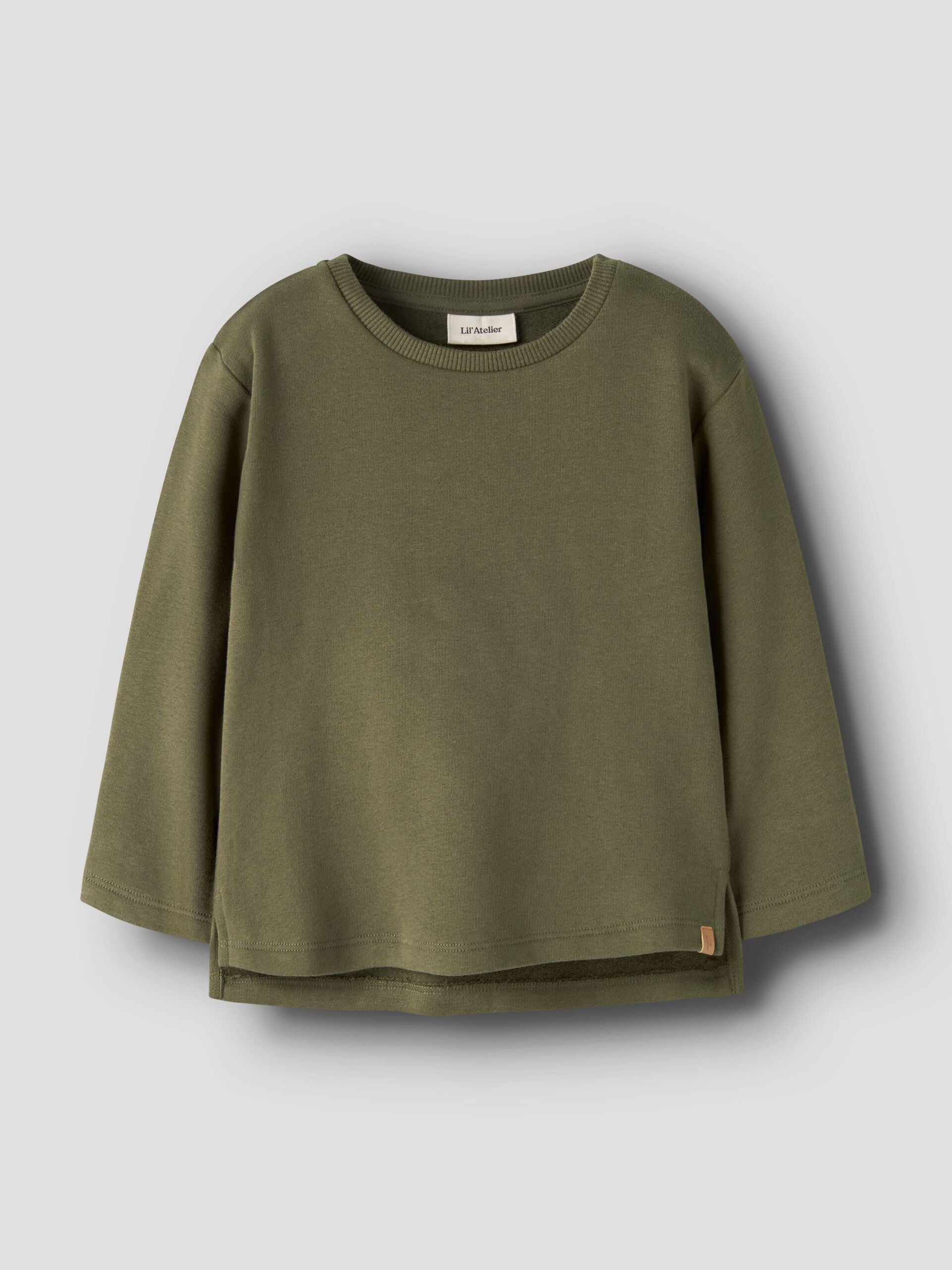Lil' Atelier | London Rit Loose Sweater | Winter Moss