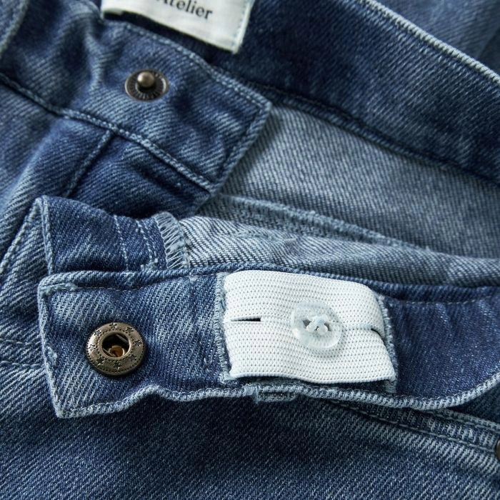 Lil' Atelier | Obello Wide Jeans | Dark Blue Denim