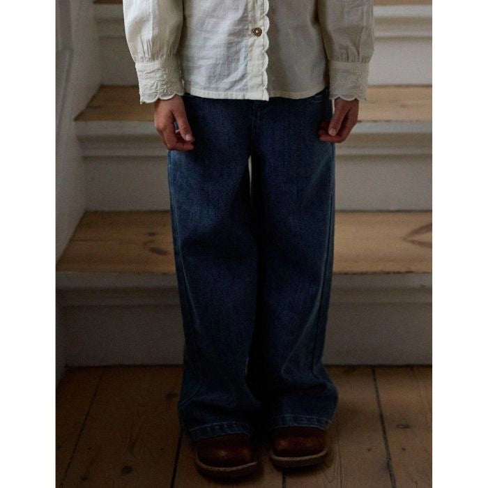 Lil' Atelier | Obello Wide Jeans | Dark Blue Denim