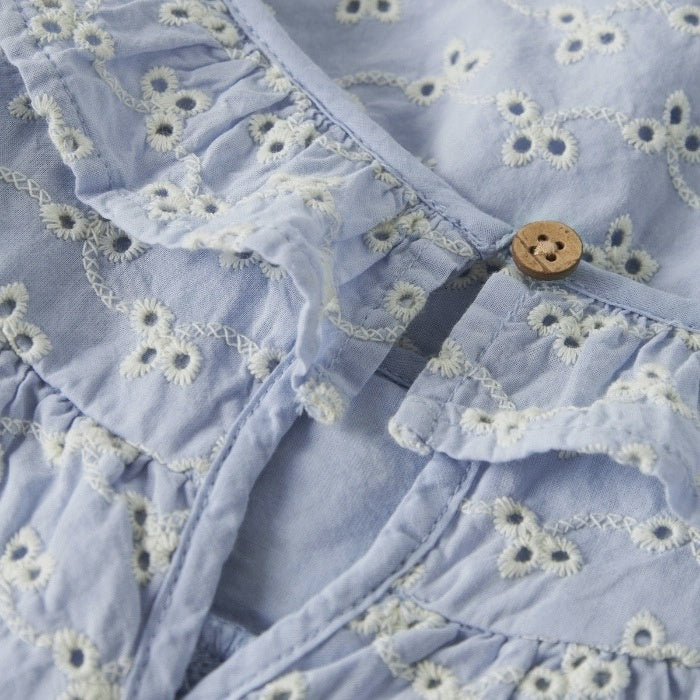 Lil' Atelier | Tessie LS Loose Shirt | Zen Blue