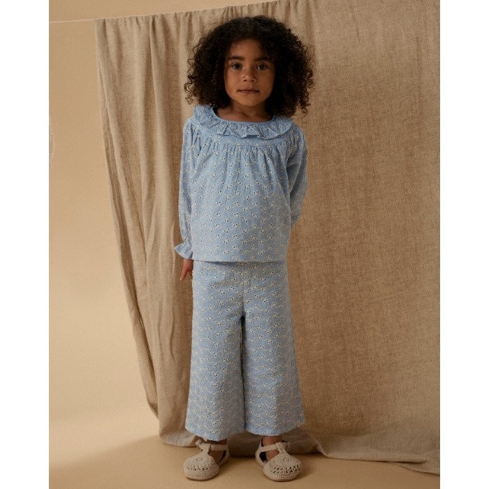 Lil' Atelier | Tessie LS Loose Shirt | Zen Blue