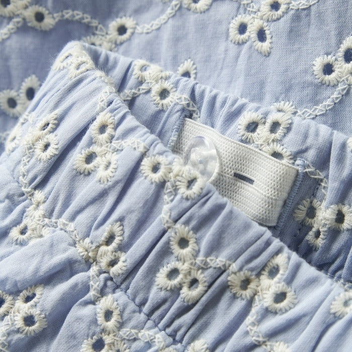 Lil' Atelier | Tessie Wide Pant | Zen Blue