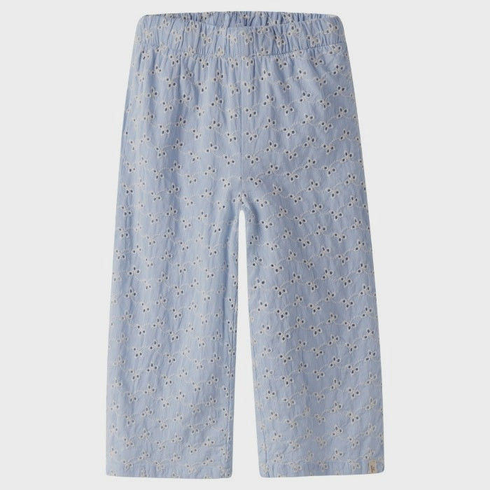 Lil' Atelier Tessie wide pant zen blue