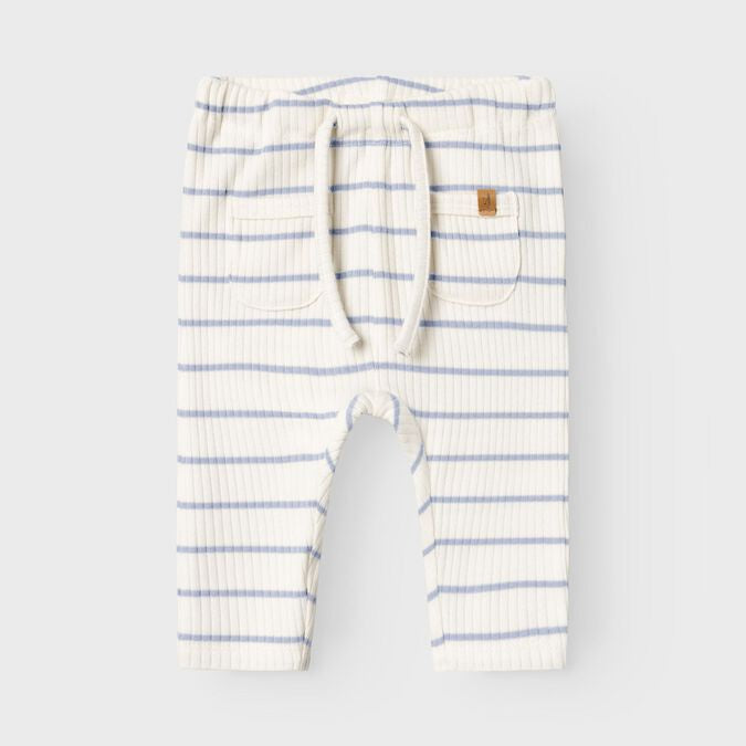Lil’ atelier | Kail reg pant | Coconut milk/zen blue