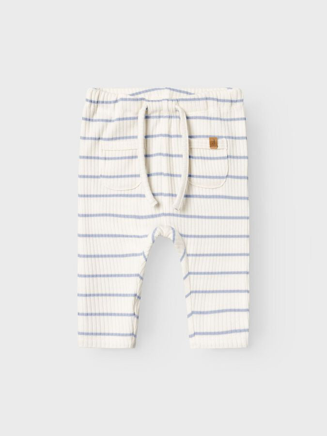 Lil’ atelier | Kail reg pant | Coconut milk/zen blue