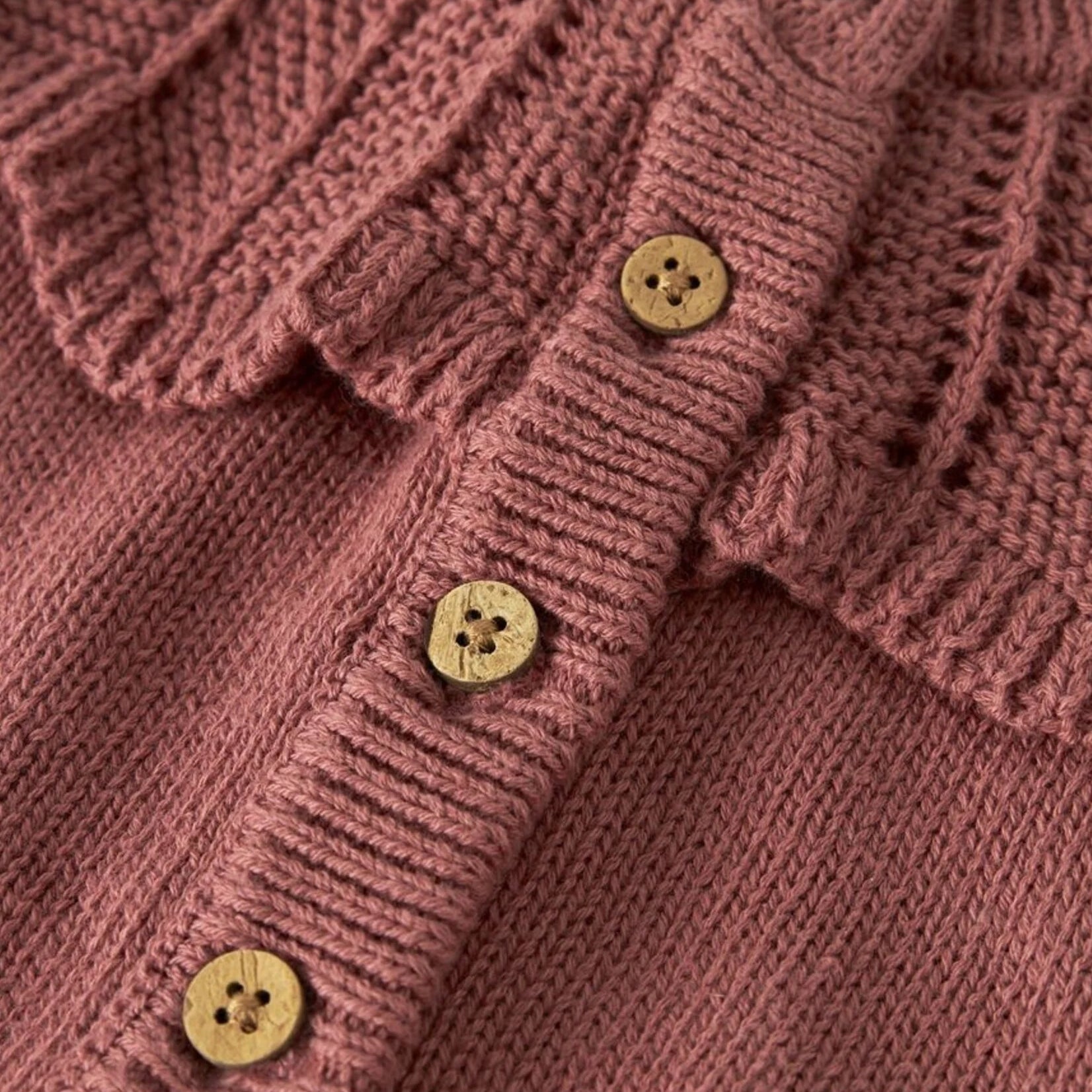 Lil'Atelier | Noda knit vest - withered rose