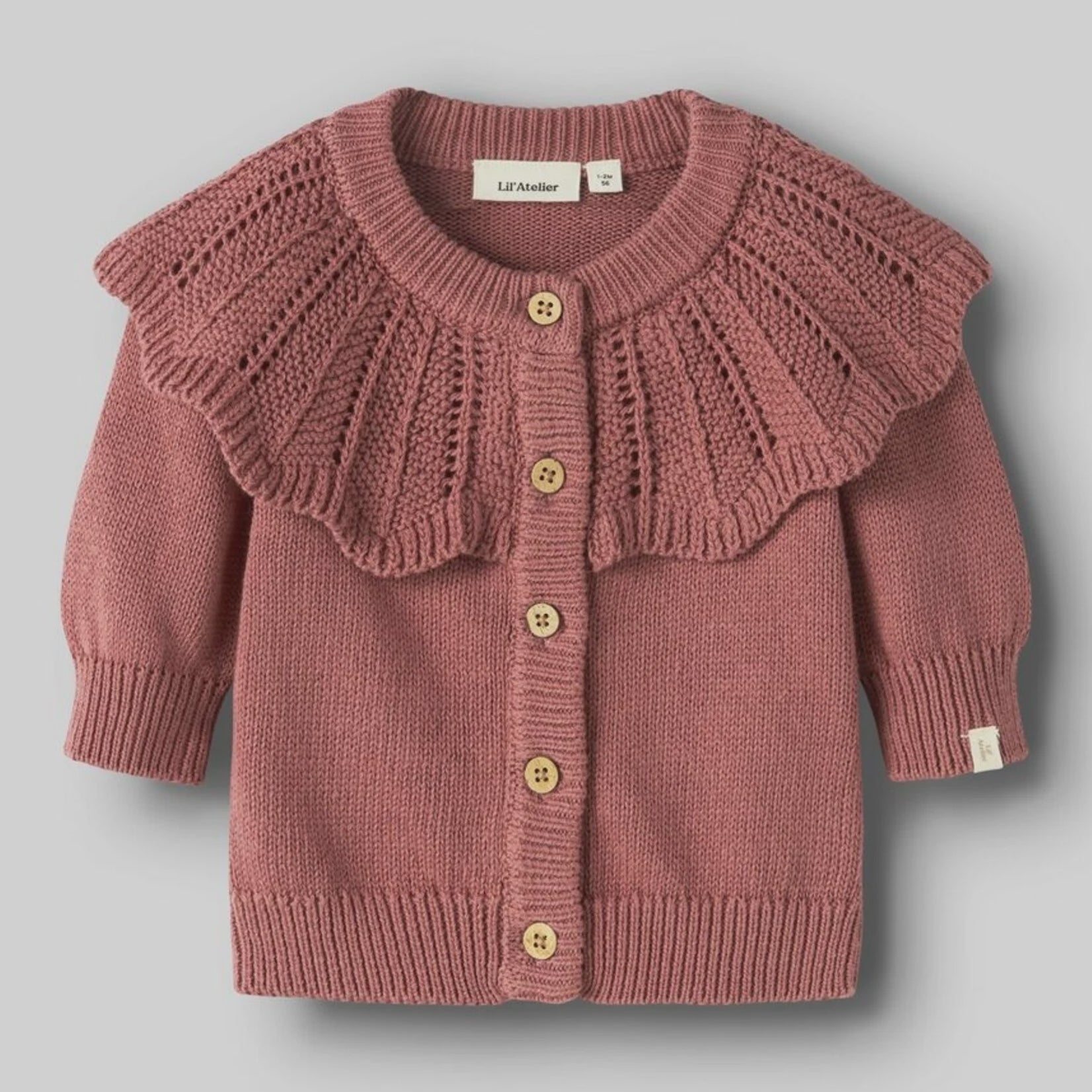 Lil'Atelier | Noda knit vest - withered rose