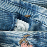 Lil'atelier | Deva loose jeans | Medium blue Den /cherry
