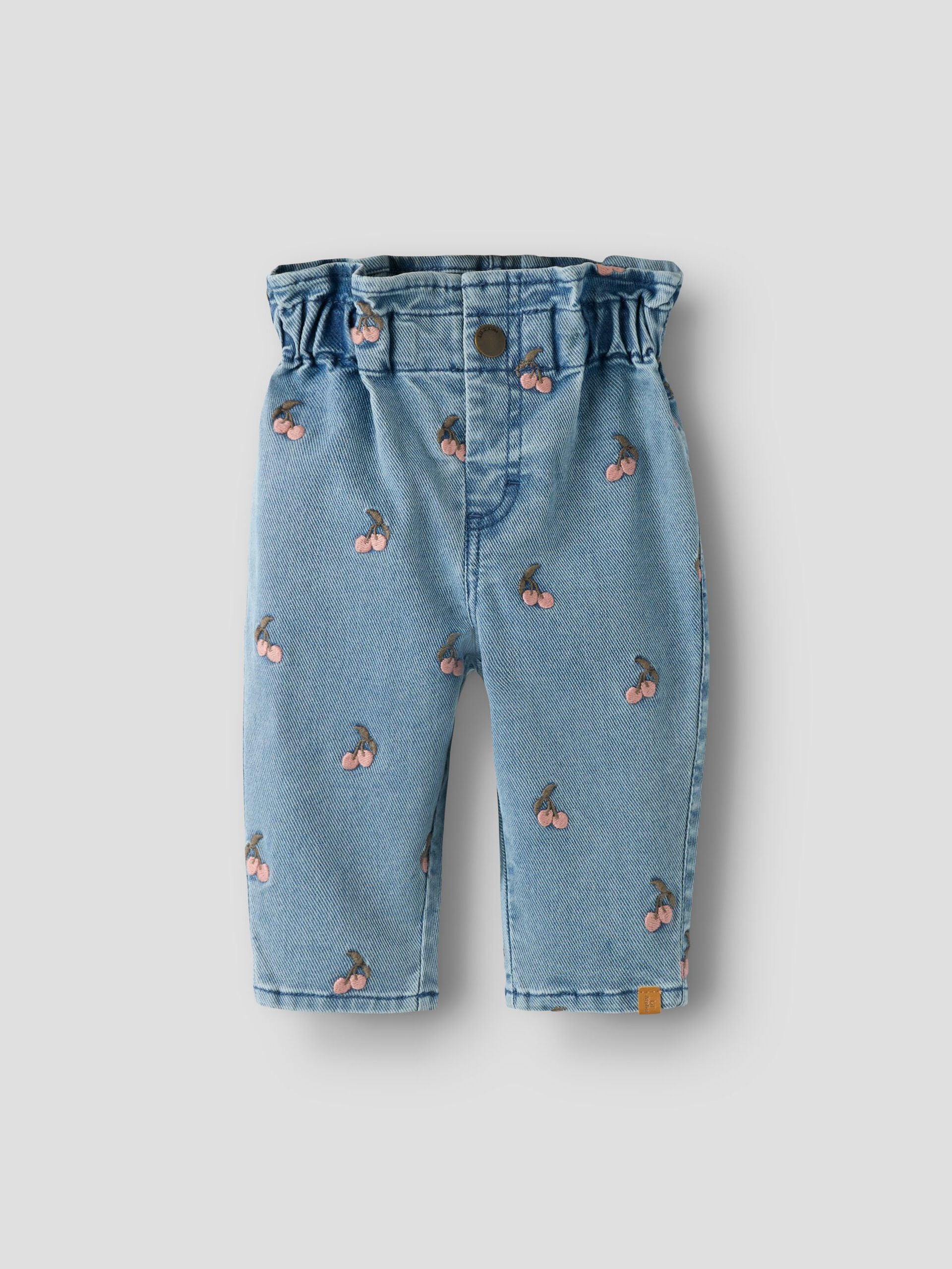 Lil'atelier | Deva loose jeans | Medium blue Den /cherry