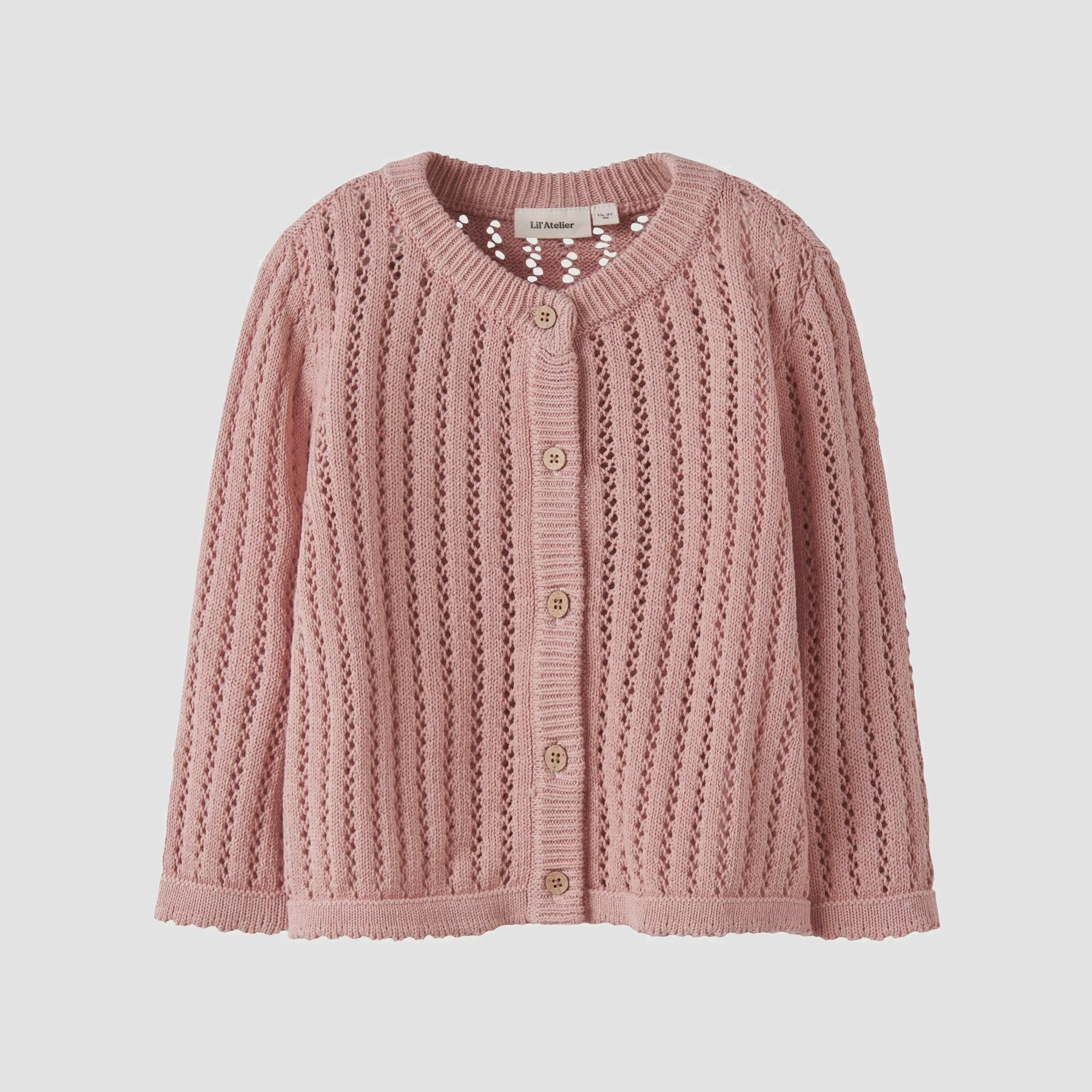 Lil'atelier | Flulio knit vest - Misty rose