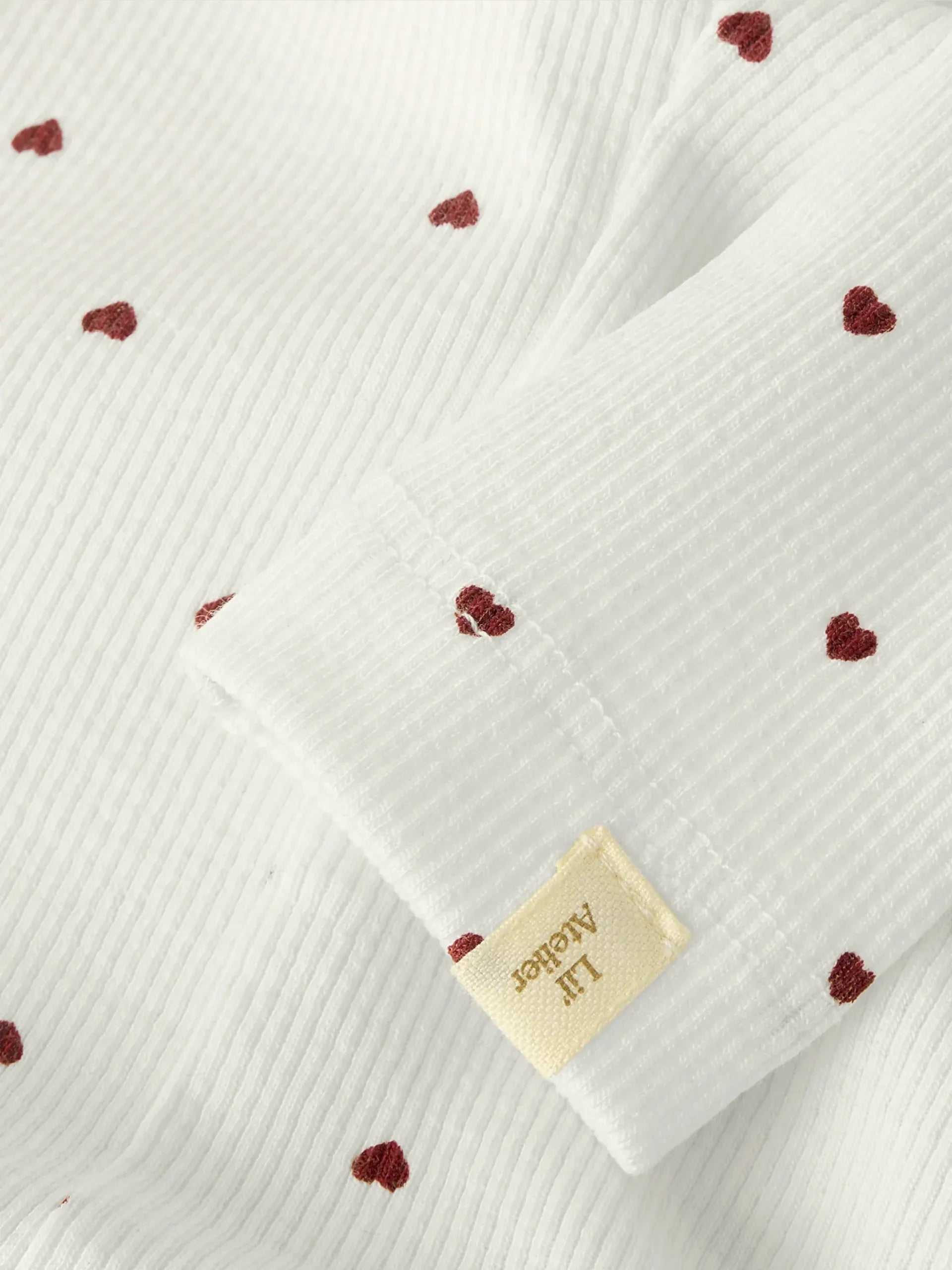 Lil'atelier | Gago slim legging - coconut milk heart