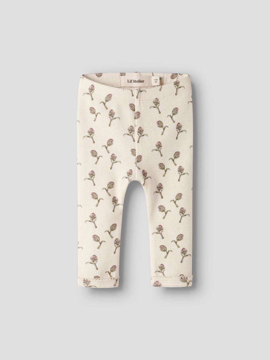 Lil'atelier | Gayo slim legging - turtledove/Artichoke