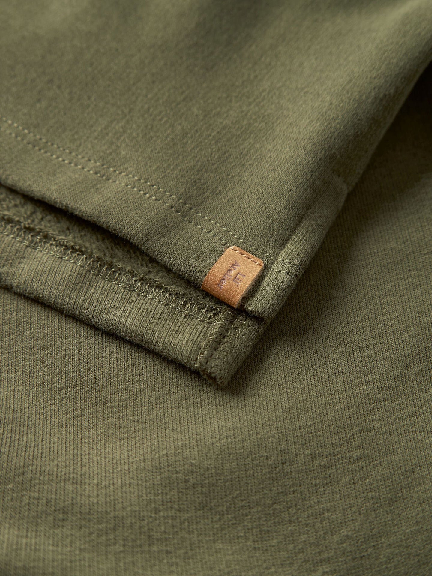 Lil'atelier | London rit loose sweater - winter moss