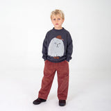 Lötiekids | Corduroy broek | Washed Brown