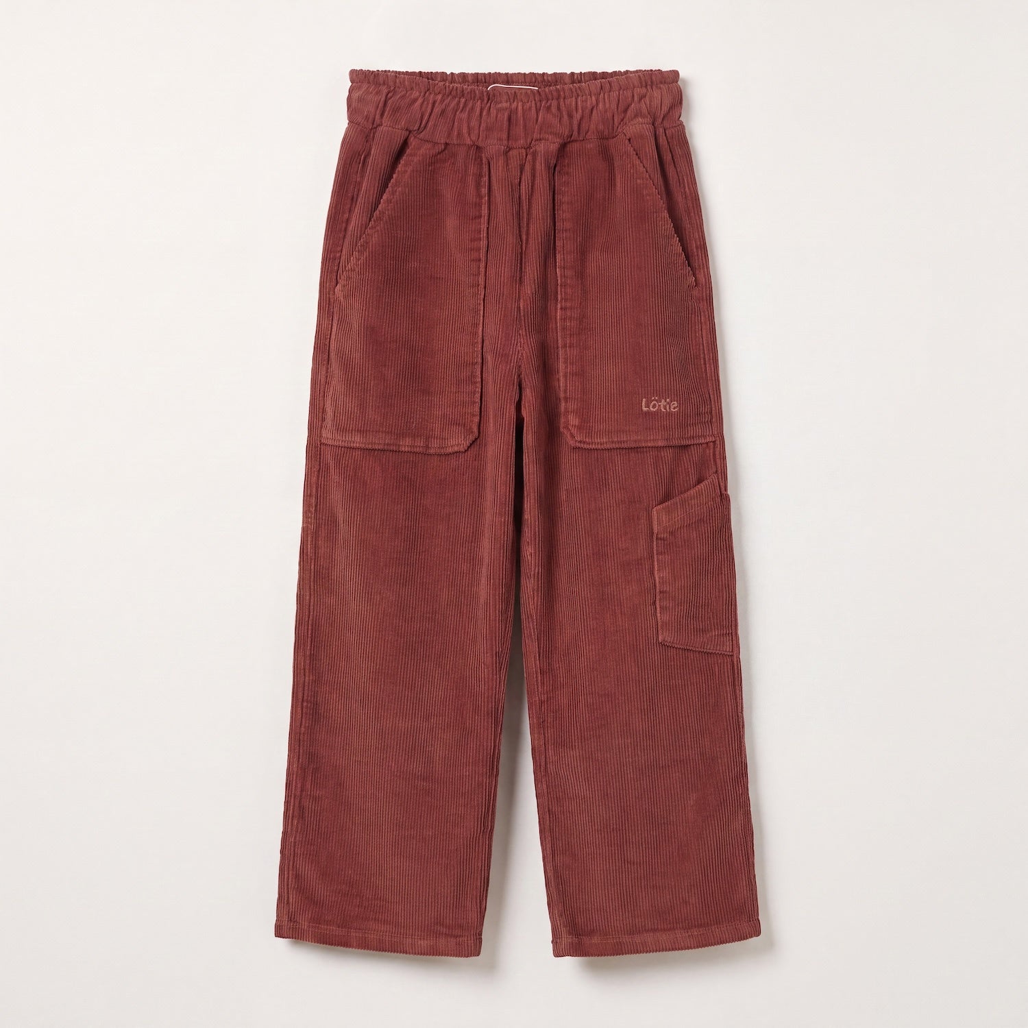 Lötiekids | Corduroy broek | Washed Brown