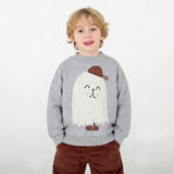 Lötiekids | Good Monster sweater | Medium Grey Melange