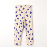 Lötiekids | Hearts baby rib legging | Cream