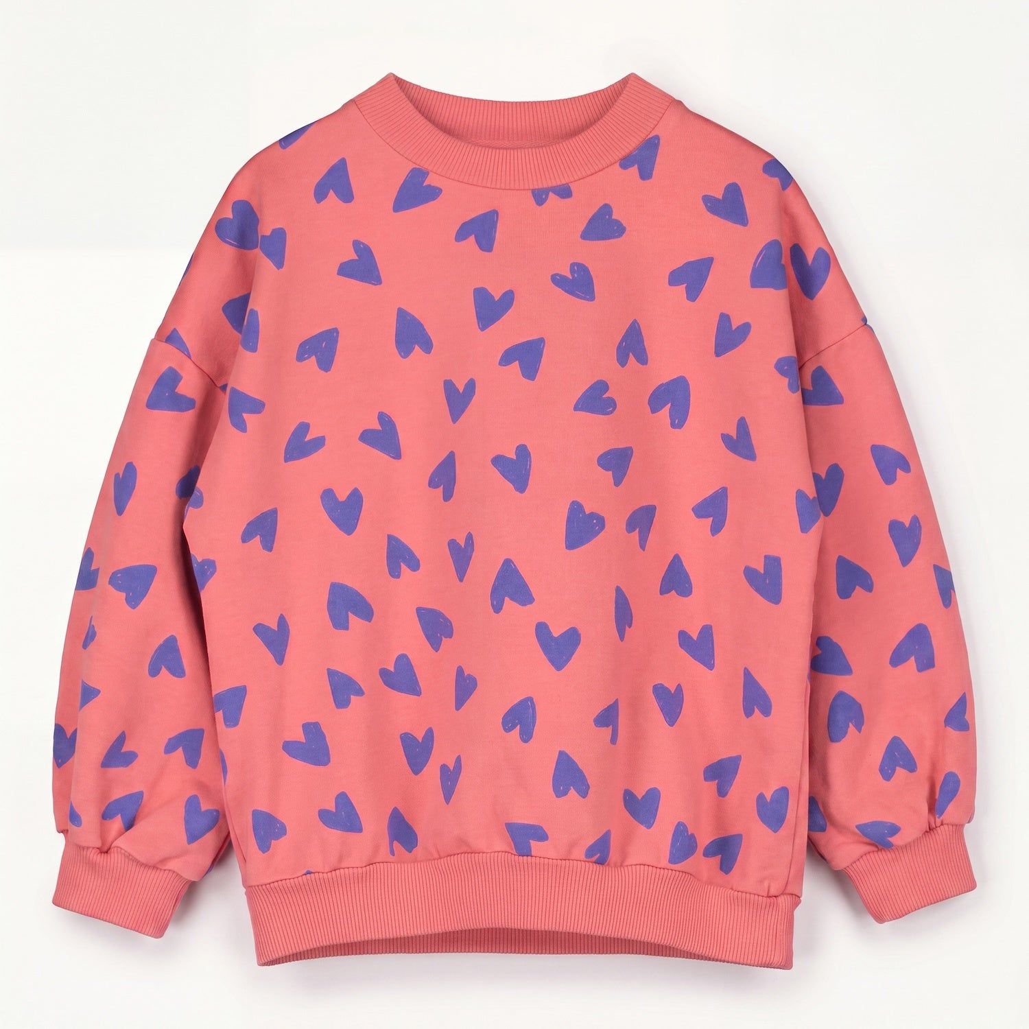 Lötiekids | Hearts sweater | Coral