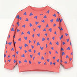 Lötiekids | Hearts sweater | Coral