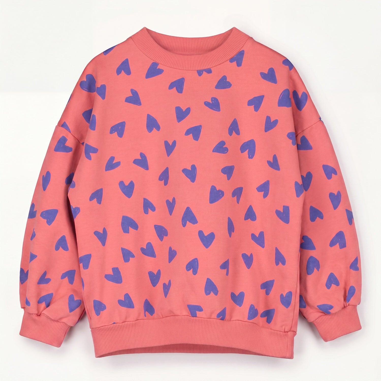 Lötiekids | Hearts sweater | Coral