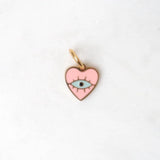 Love Issue - Charm | Pink heart eye