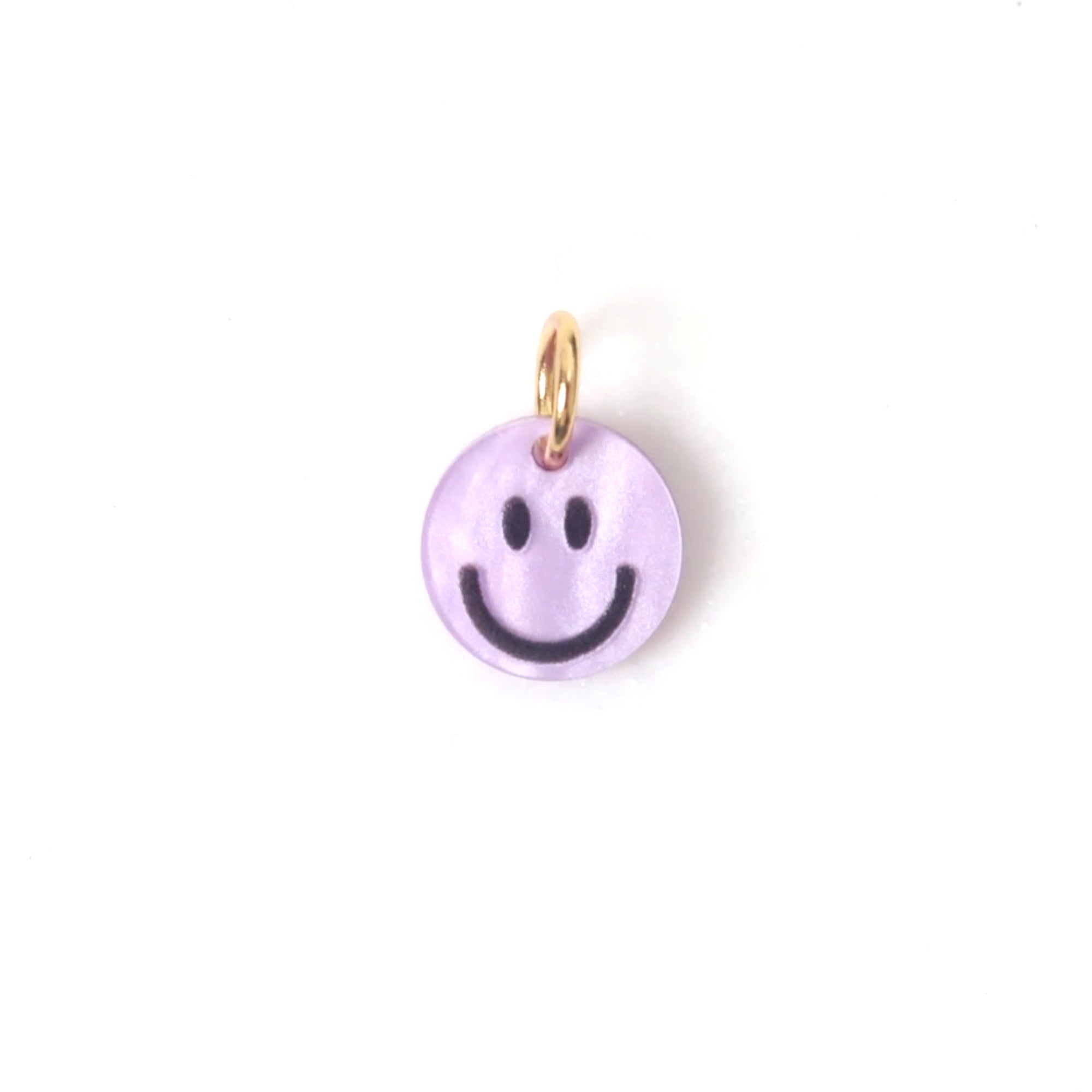 Love Issue - Charm | Smiley resin lila