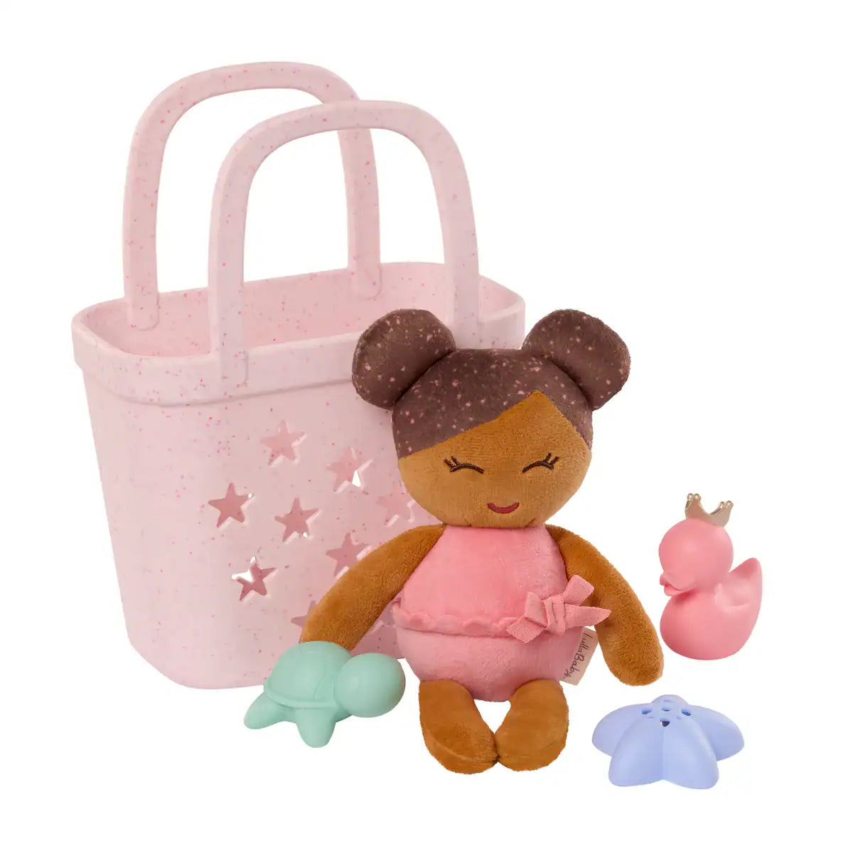 LullaBaby | Badpop met Accessoires in Mandje (PRE -ORDER)