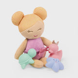 LullaBaby | Badpop met Accessoires in Mandje - Roze (PRE- ORDER)