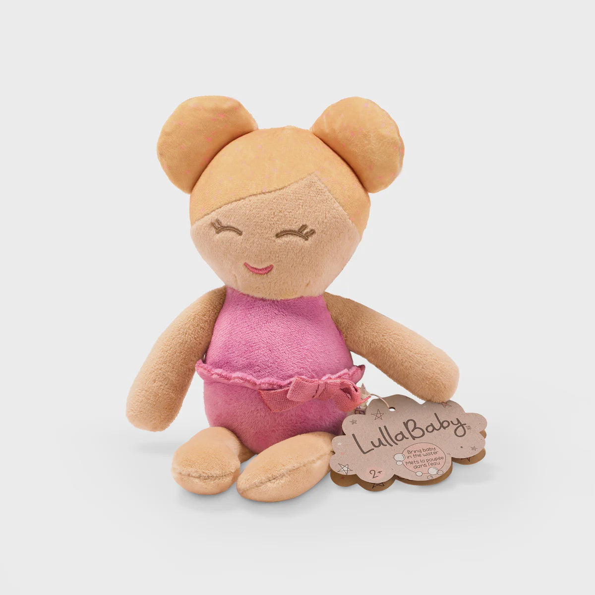 LullaBaby Kleine Pluche Badpop Blond Haar