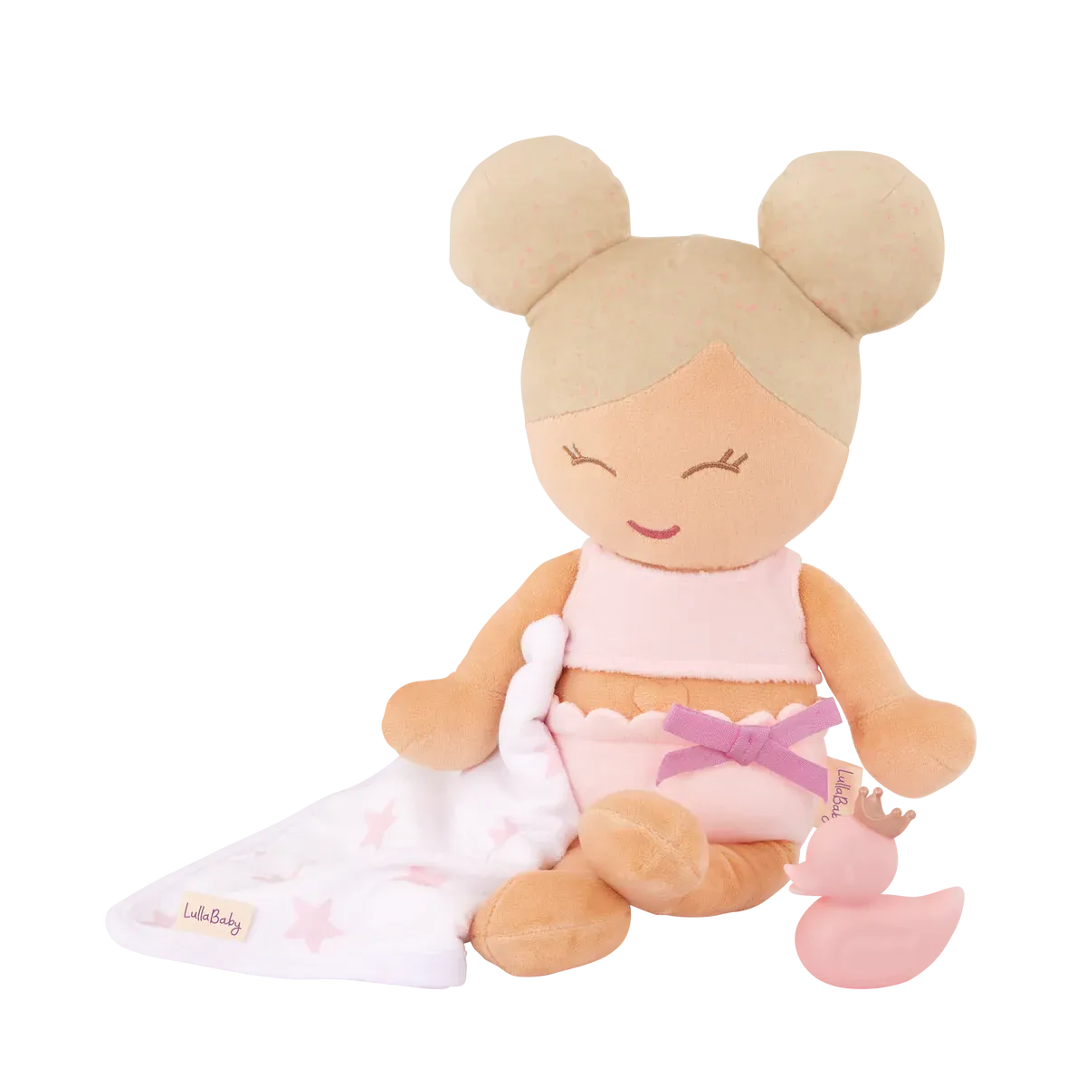 LullaBaby Pluche Badpop met Accessoire (LBY7236)