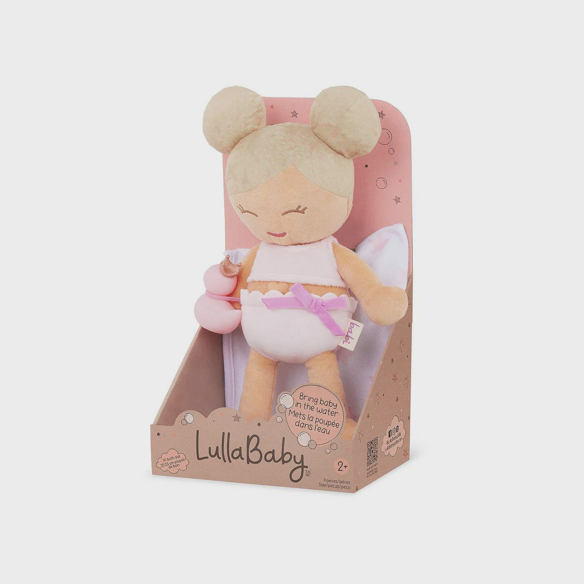 LullaBaby Pluche Badpop met Accessoire (LBY7236)