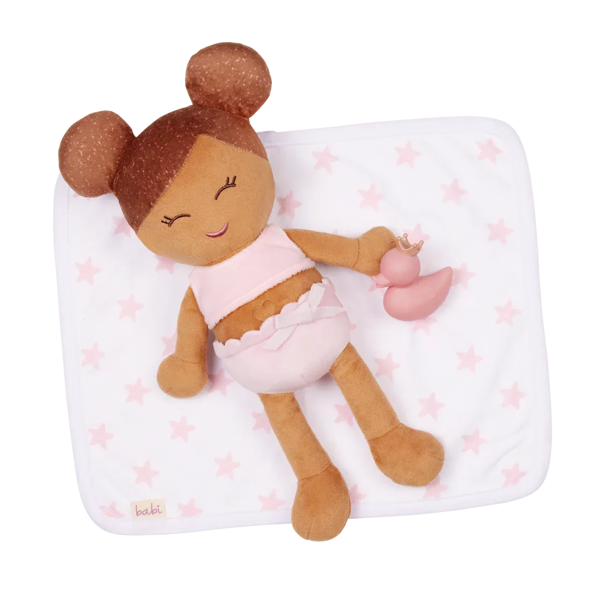 LullaBaby Pluche Badpop met Accessoire (LBY7262)