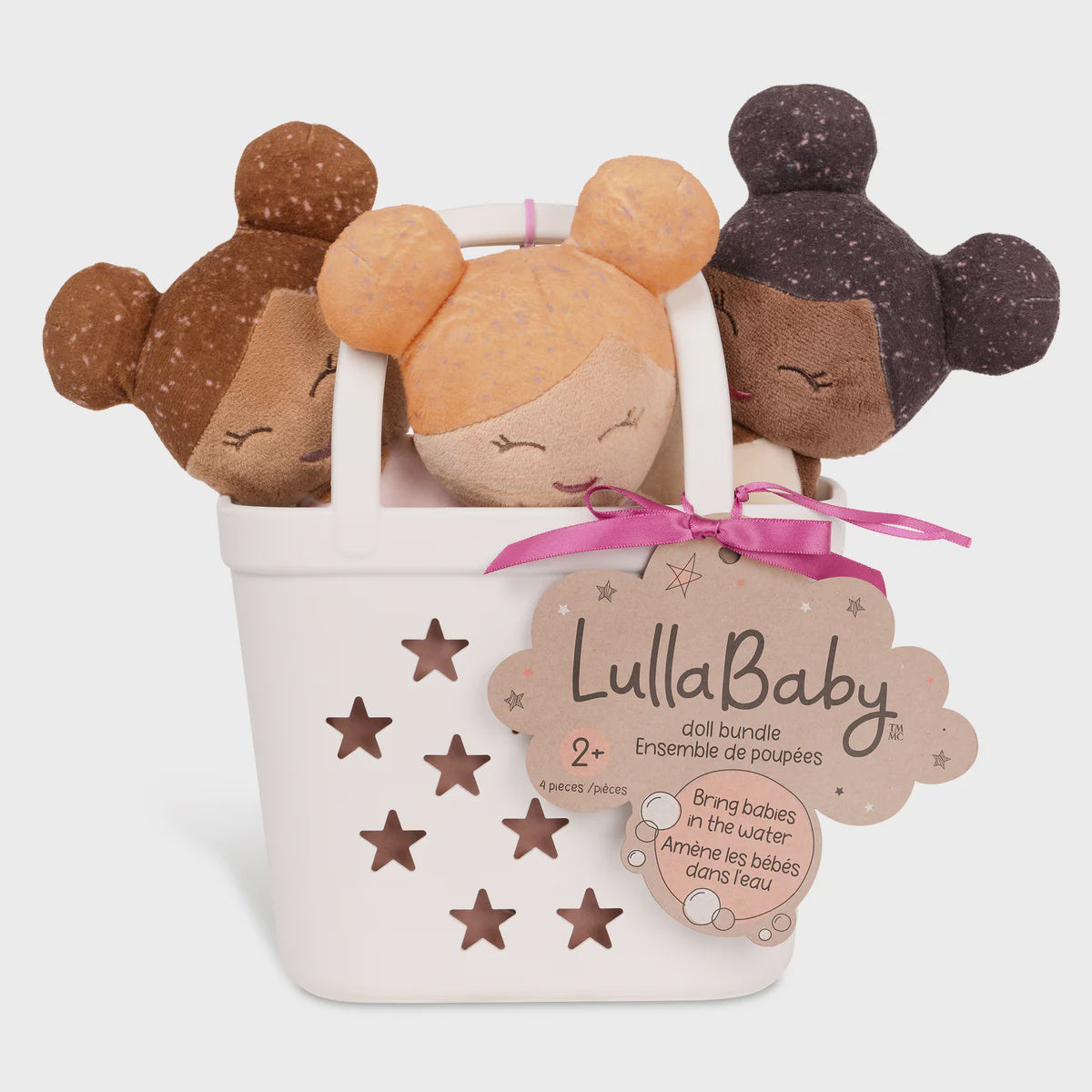 LullaBaby Speelset met 3 Badpoppen (LBY7699)