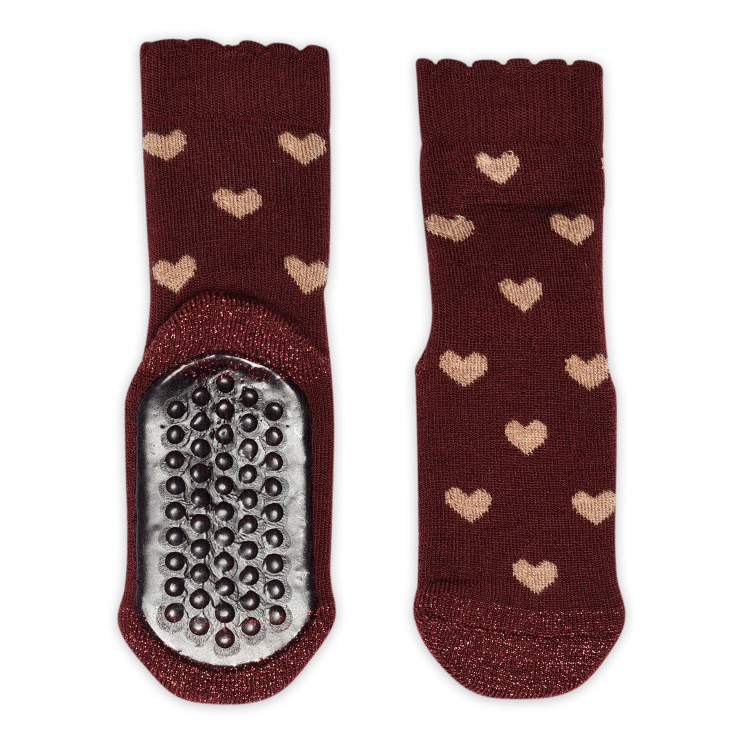 MP Denmark | Rosalia anti-slip socks | Wine Red