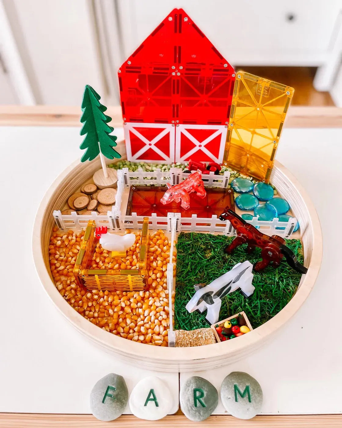 Magnatiles | Farm animals-25 stuks