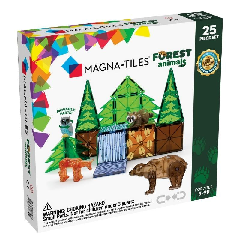 Magnatiles | Forest Animals 25-Piece Set