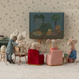 Maileg | Folding chair, Mouse - Rose