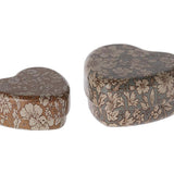 Maileg | Hartendoosje van 2 blue/ocher