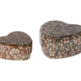 Maileg | Hartendoosje van 2 blue/ocher