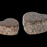 Maileg | Hartendoosje van 2 blue/ocher