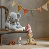 Maileg | Elephant plush, Big - Blue/grey