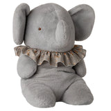 Maileg | Elephant plush, Big - Blue/grey